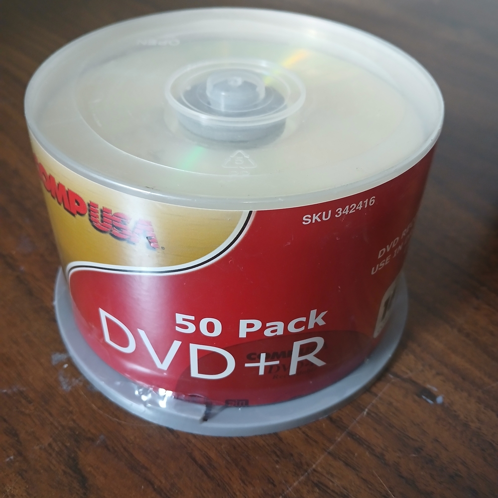 CompUSA DVD+R 50 pack spindle